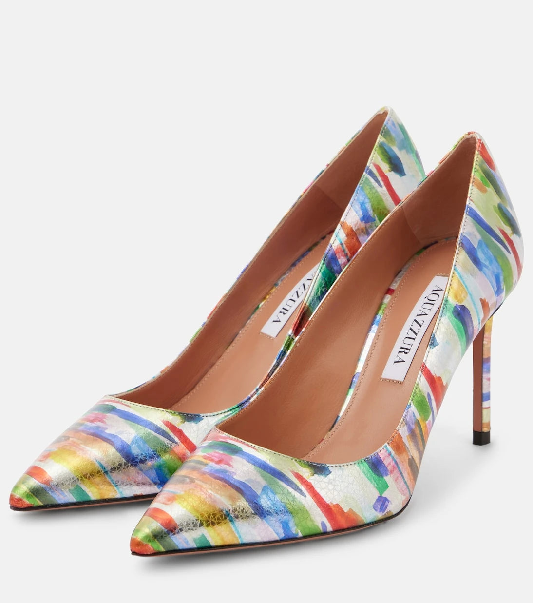 Aquazzura - Purist 85 leather pumps