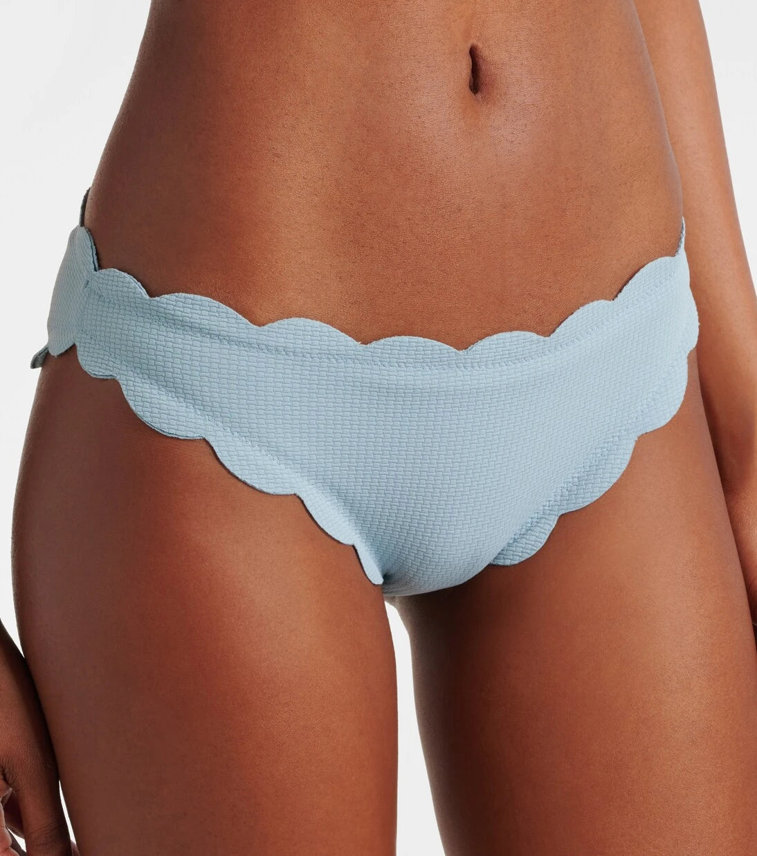 Marysia - Antibes scalloped bikini bottoms