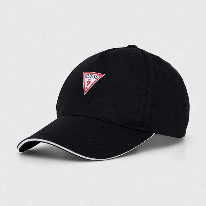 Памучна шапка с козирка Guess
