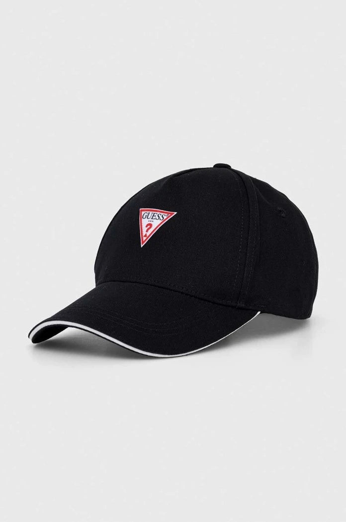 Памучна шапка с козирка Guess