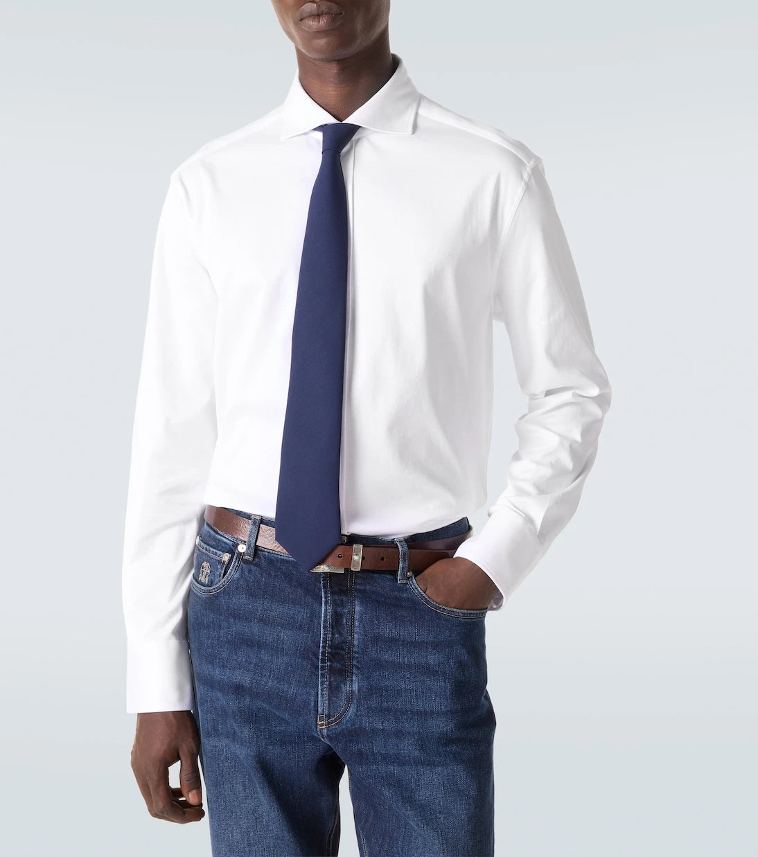 Brunello Cucinelli - Cotton poplin shirt