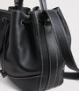 Claudie Pierlot Black Leather Alvan Bucket Bag