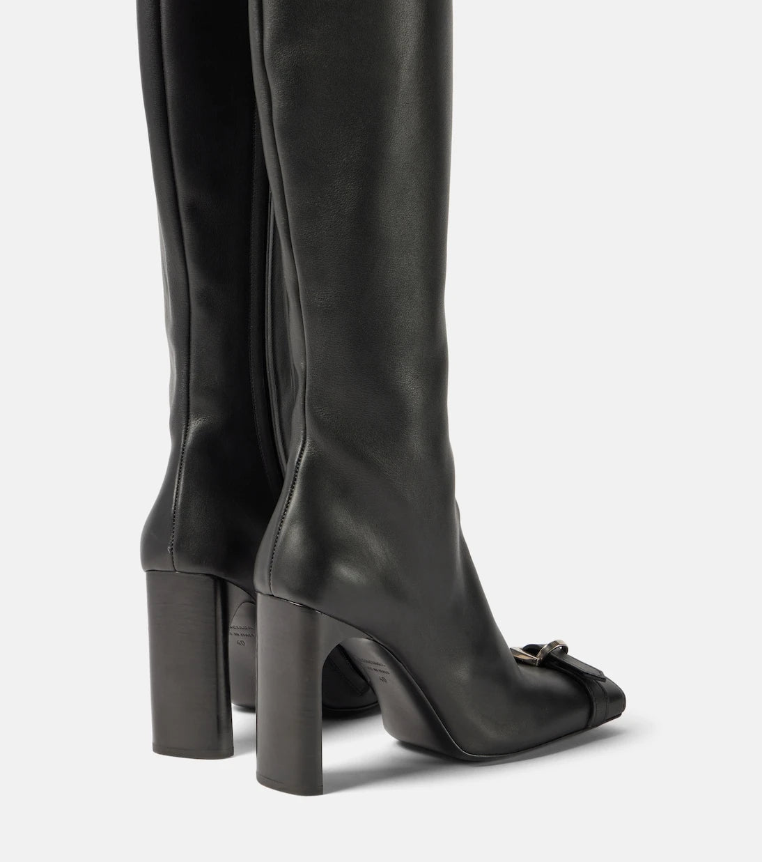 Balenciaga - Bel Air 100 leather knee-high boots