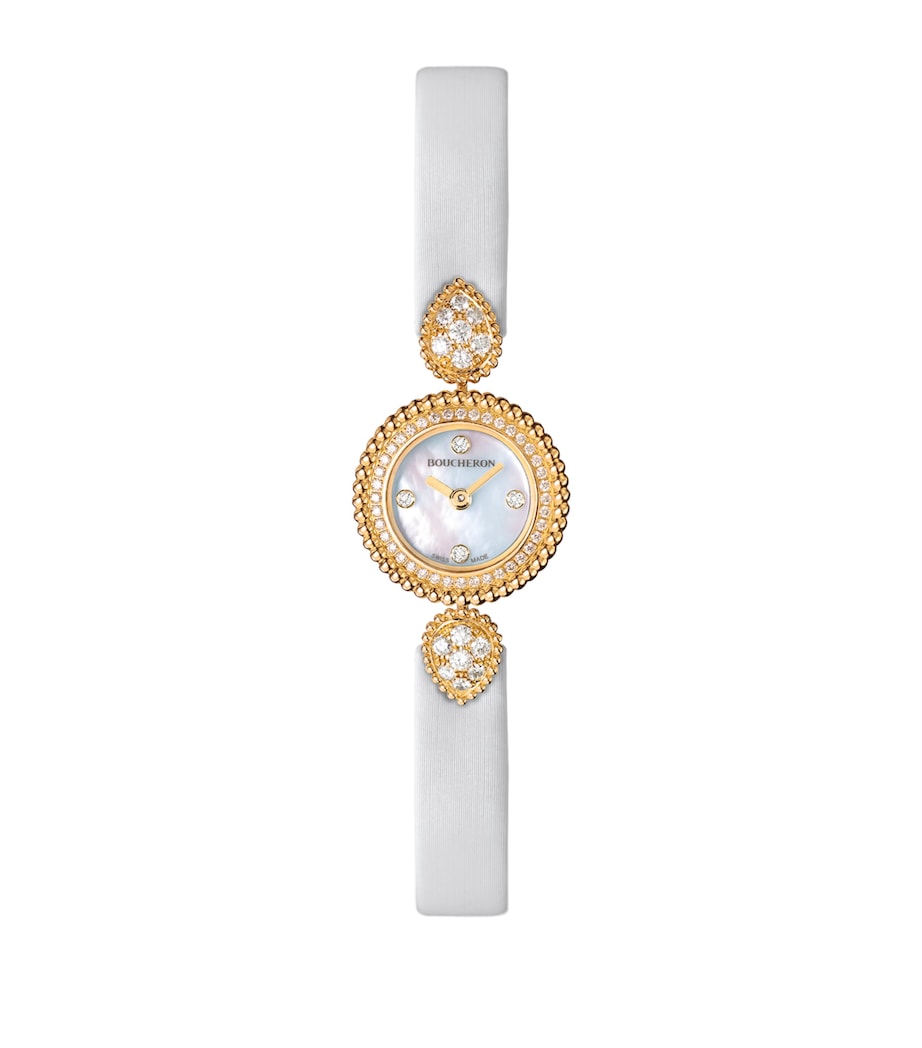 Yellow Gold and Diamond Serpent Bohème Watch 17.6mm