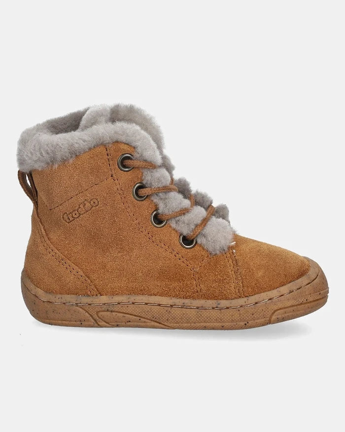 Детски велурени зимни обувки Froddo MINNI SUEDE LACES