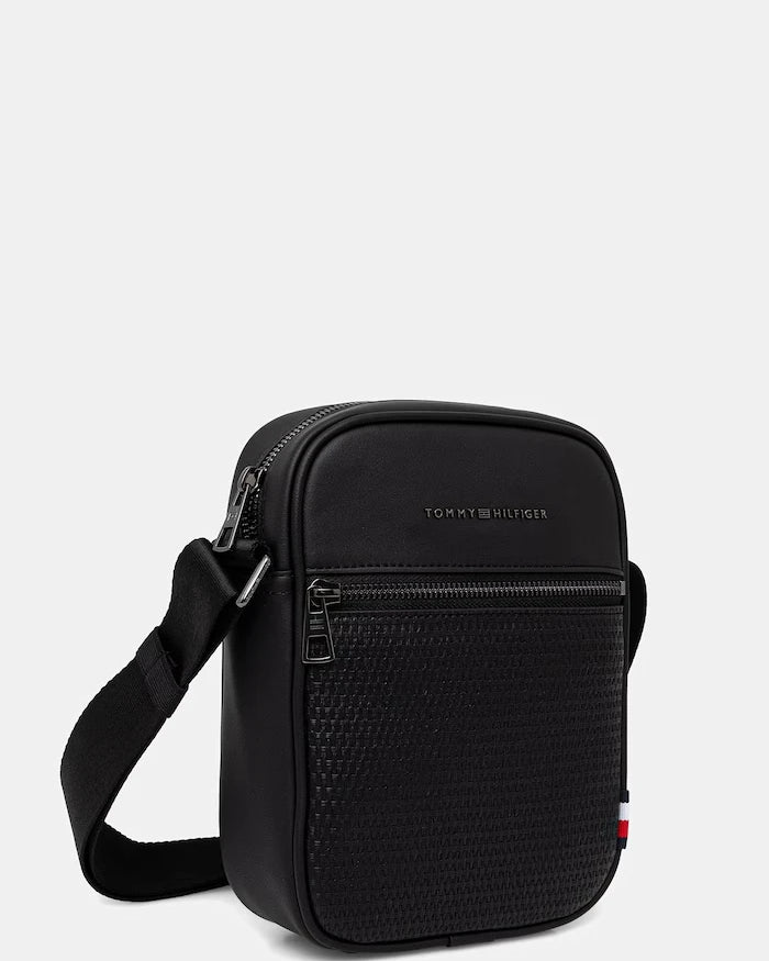 Tommy Hilfiger men's faux leather shoulder bag