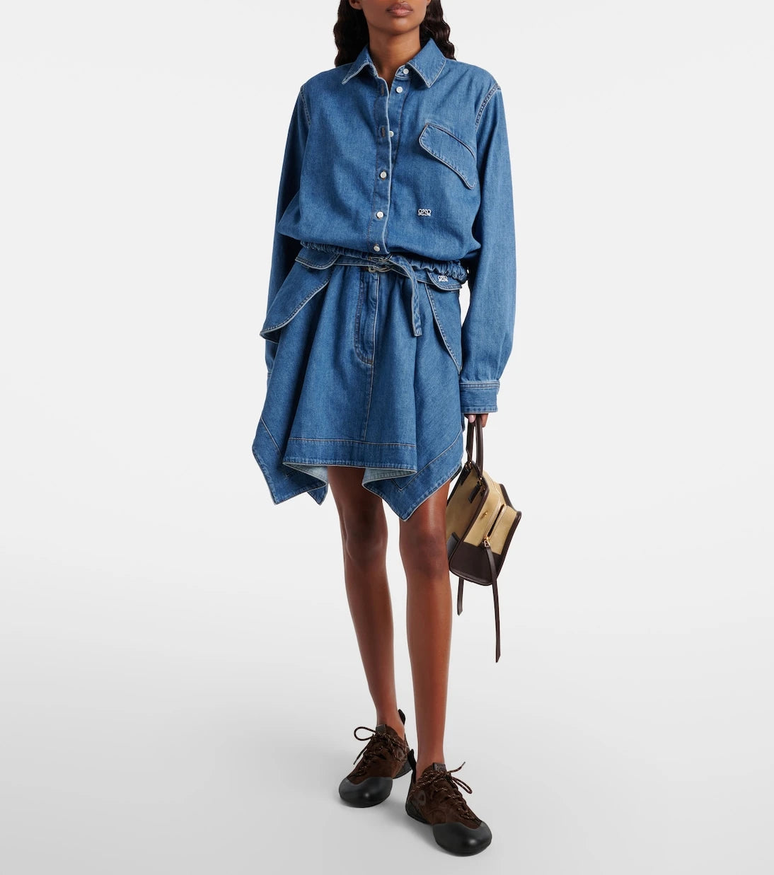 Loewe - Çift L denim gömlek