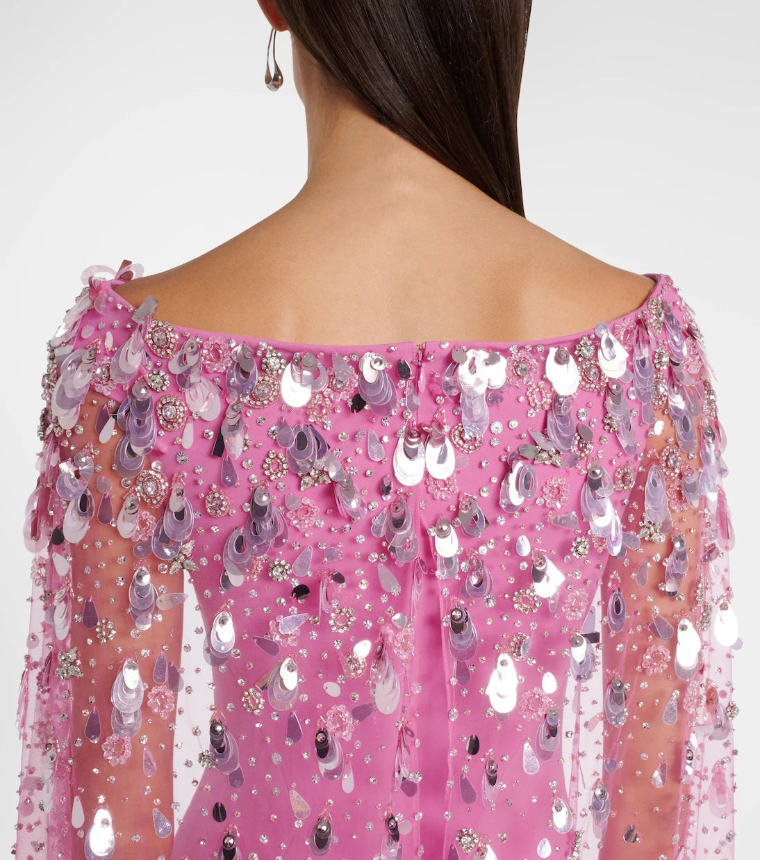 Jenny Packham - Bittersweet beaded caped gown