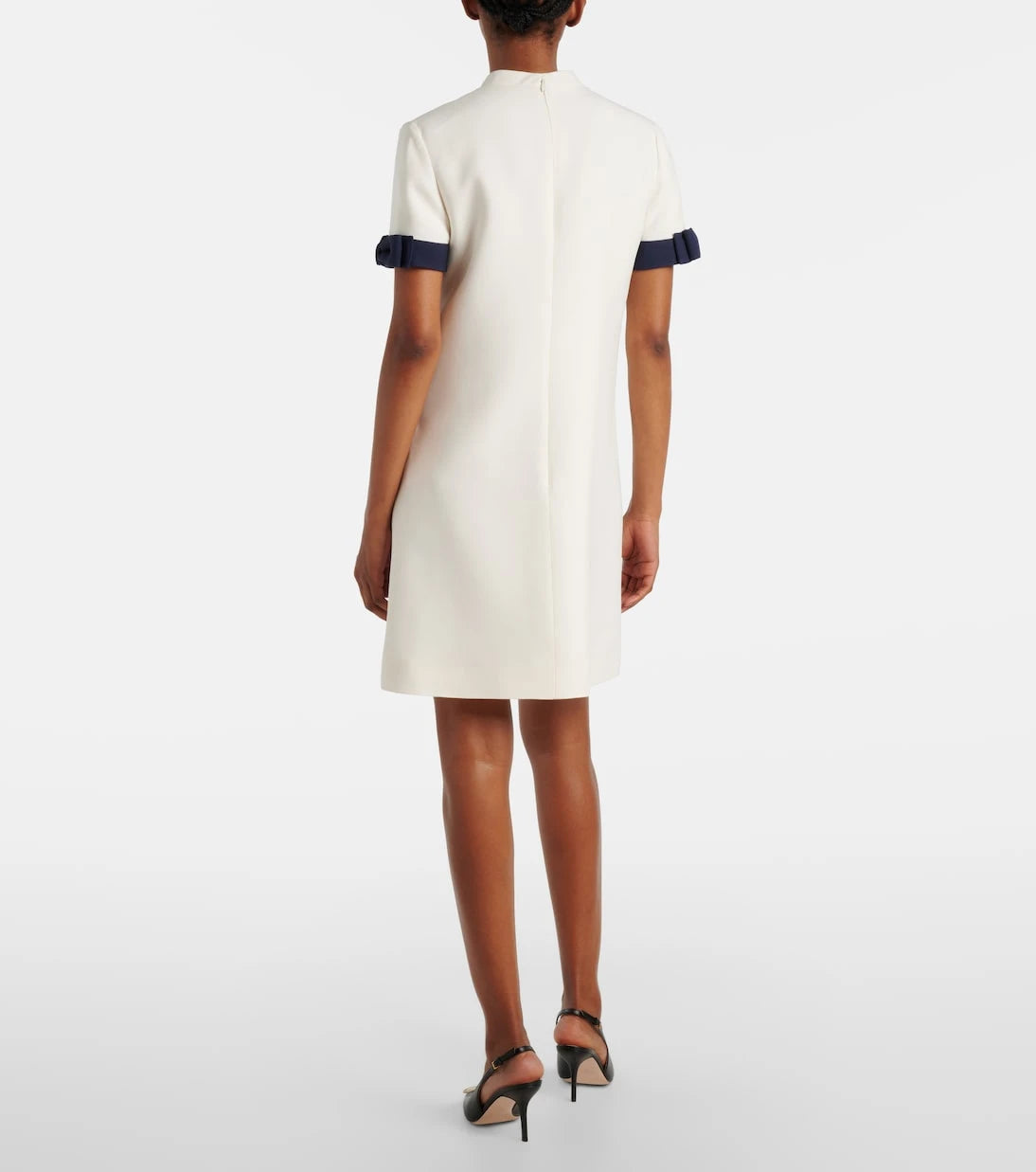 Valentino - Crepe Couture bow-detail minidress