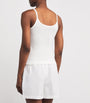 Stretch-Cotton Pointelle Camisole Top SNOW