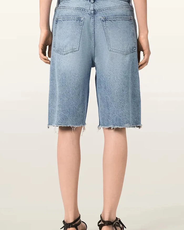 AllSaints Kadın Denim Kısa Şort AKI