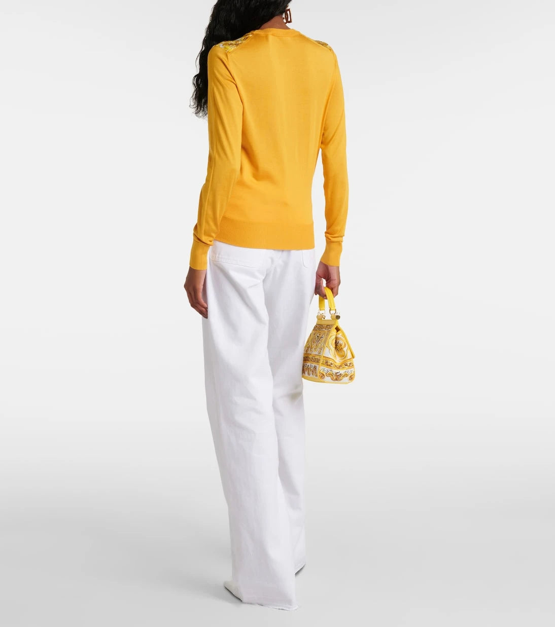 Dolce&Gabbana - Majolica silk sweater