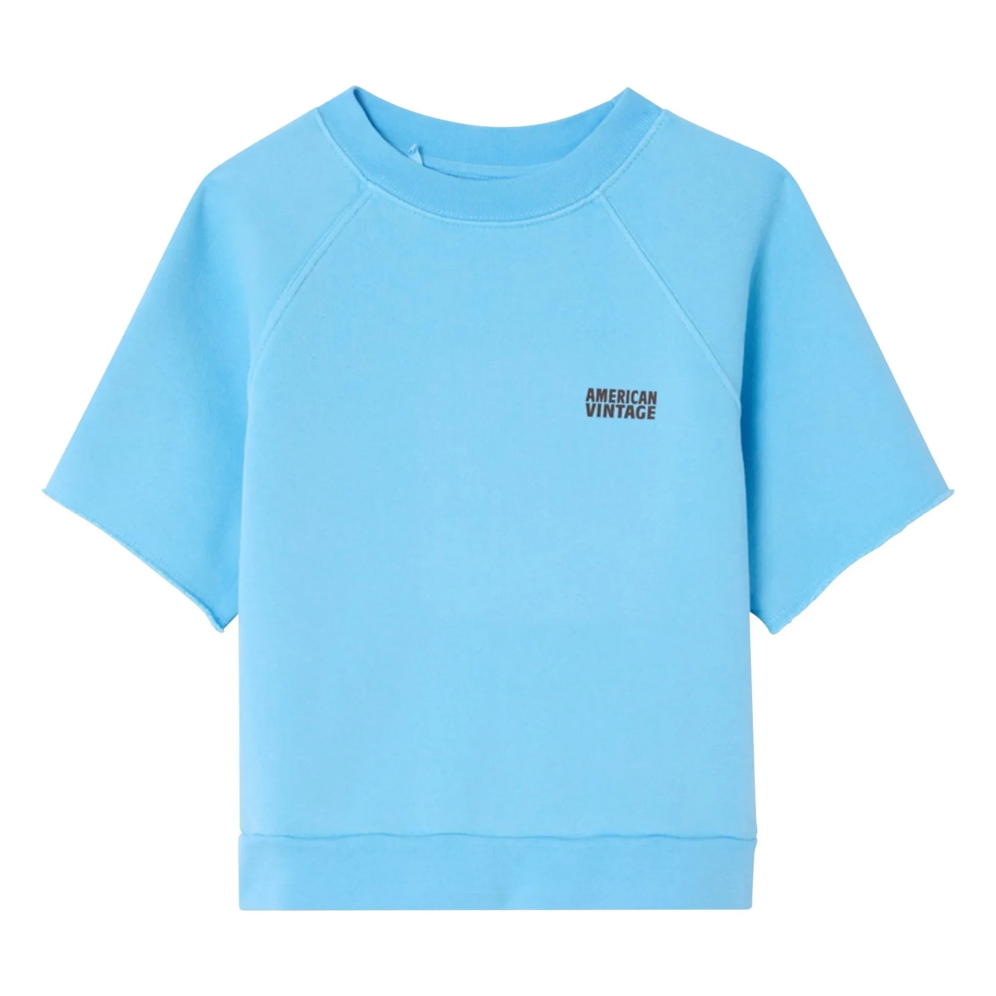 American Vintage - Izubird Sleeveless Sweatshirt | Light blue