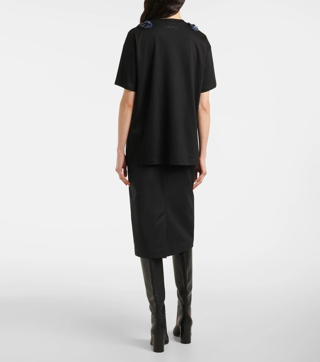 Max Mara - Gennaio embellished jersey top