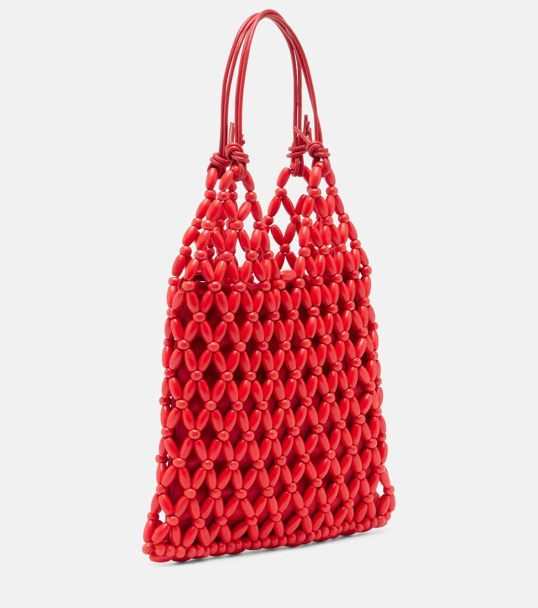Staud - Karla beaded top-handle bag