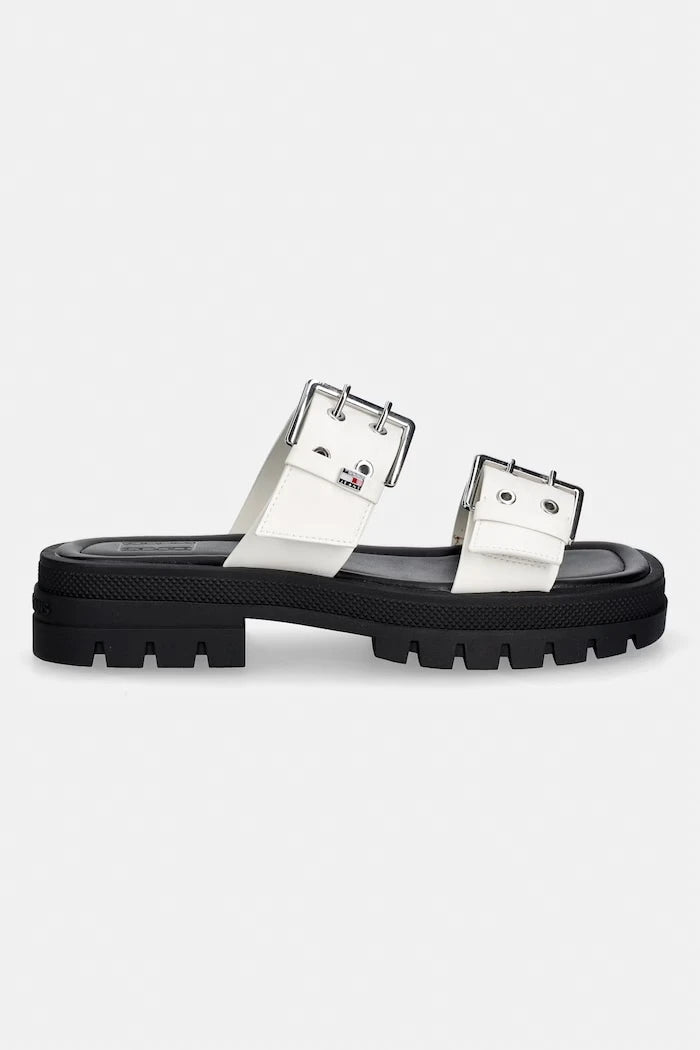Tommy Jeans чехли дамски TJW BUCKLE STRAPS SANDAL