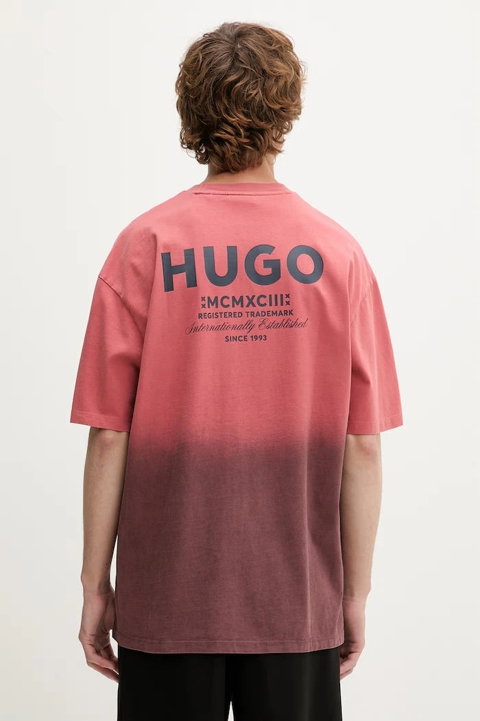 HUGO Blue тениска мъжка от памук Nalono_F