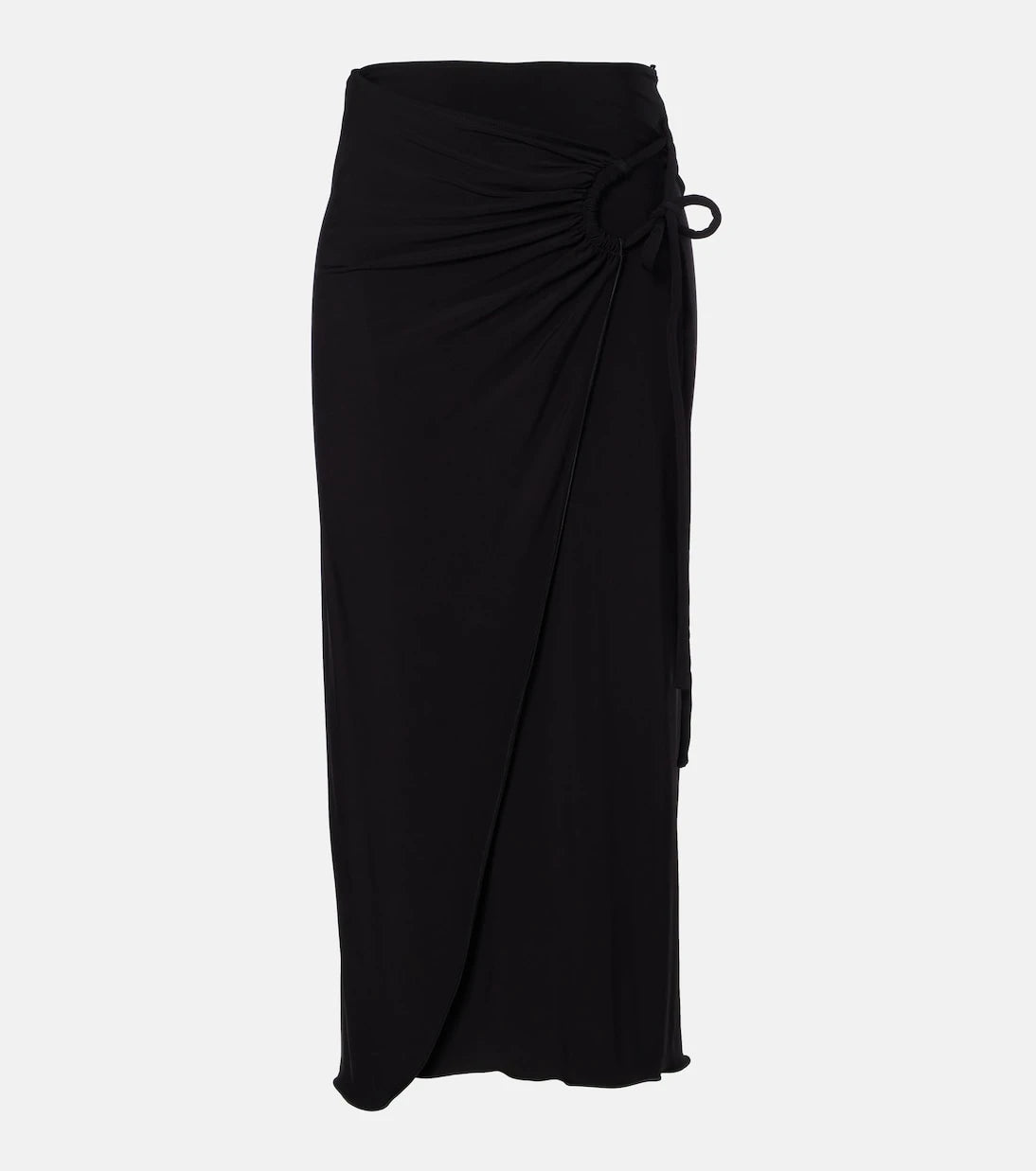 Max Mara - Jersey wrap skirt