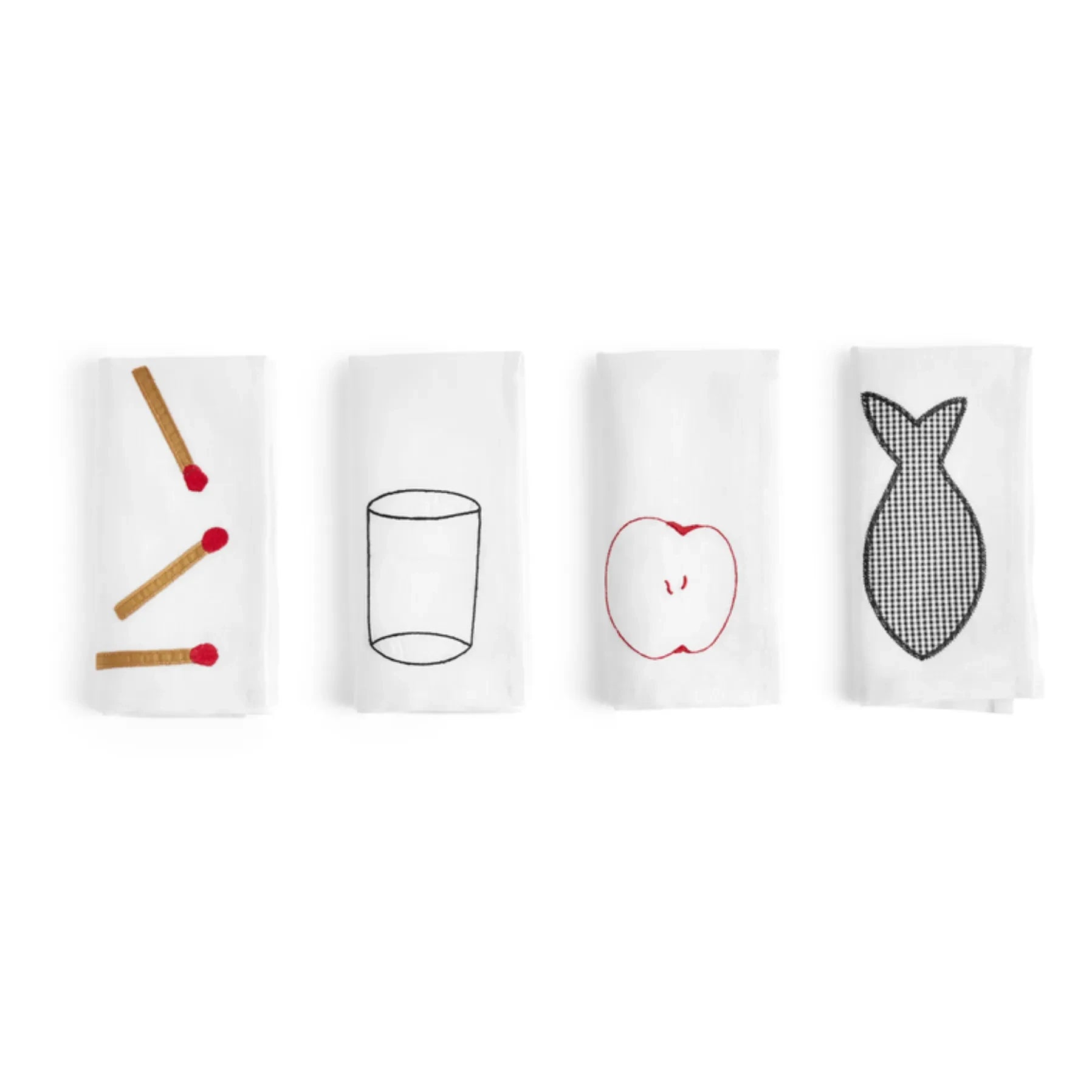 Hay - Sobremesa Napkins - Set of 4 | White
