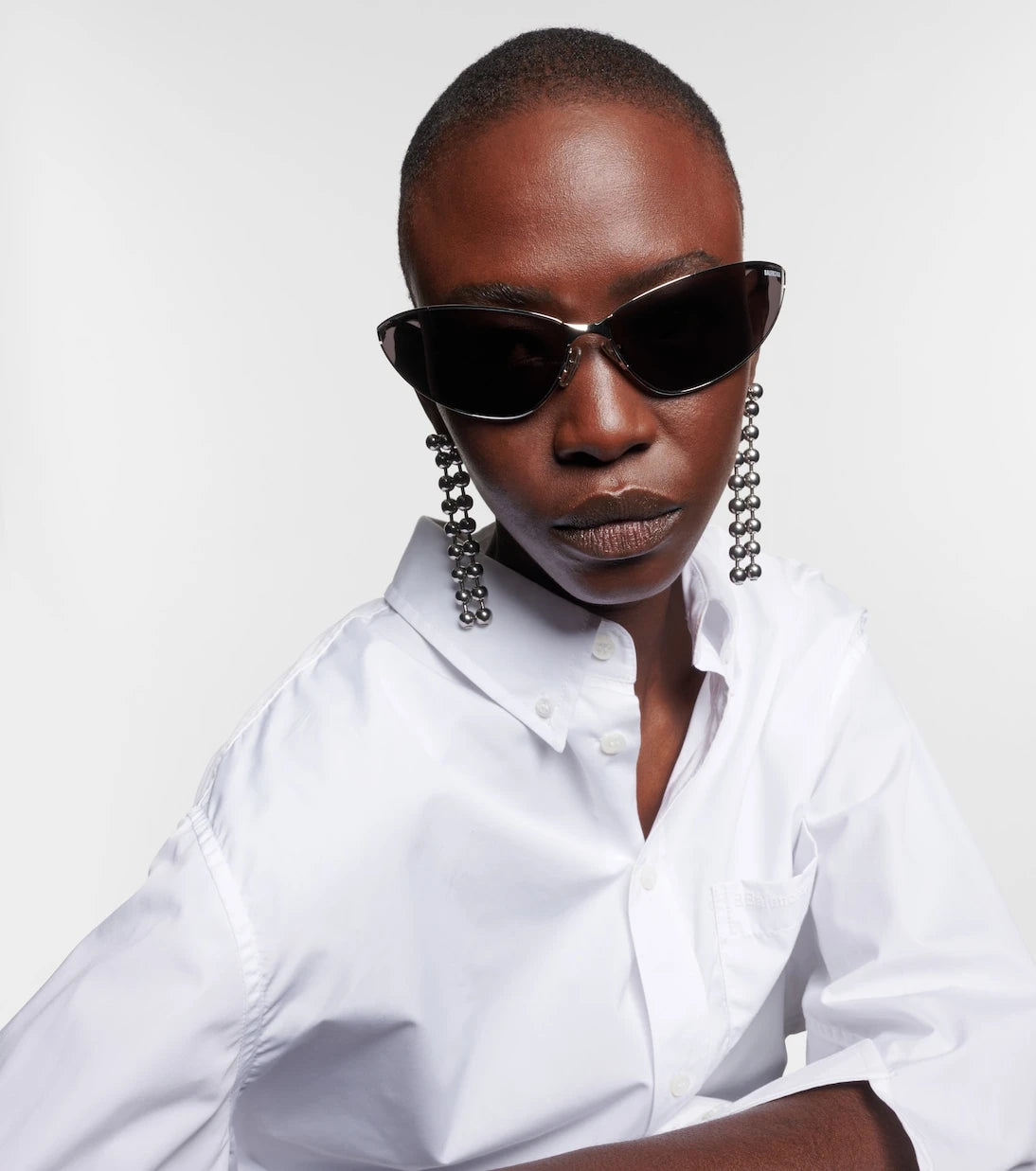 Balenciaga - Razor cat-eye sunglasses