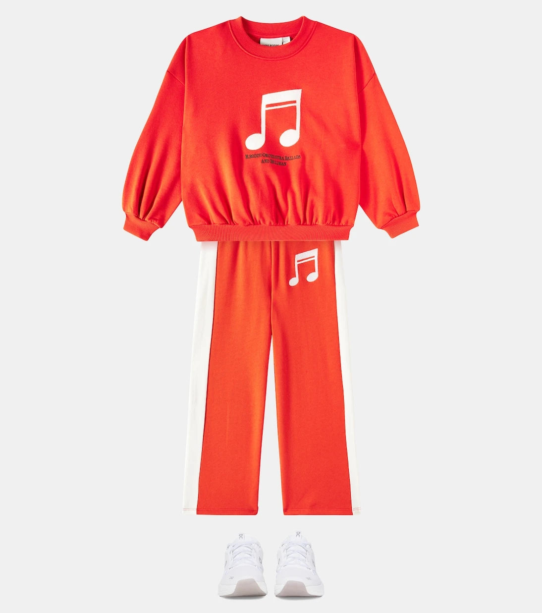 Mini Rodini - Note cotton jersey sweatpants