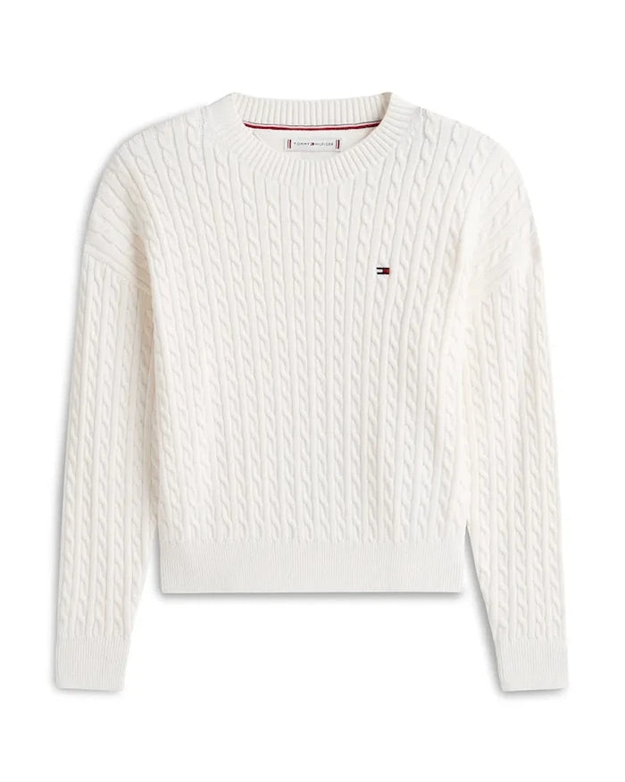 Tommy Hilfiger Çocuk Pamuklu Kazak