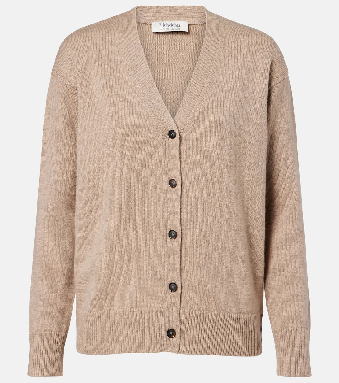 'S Max Mara - Cedro كارديجان من الصوف والكشمير