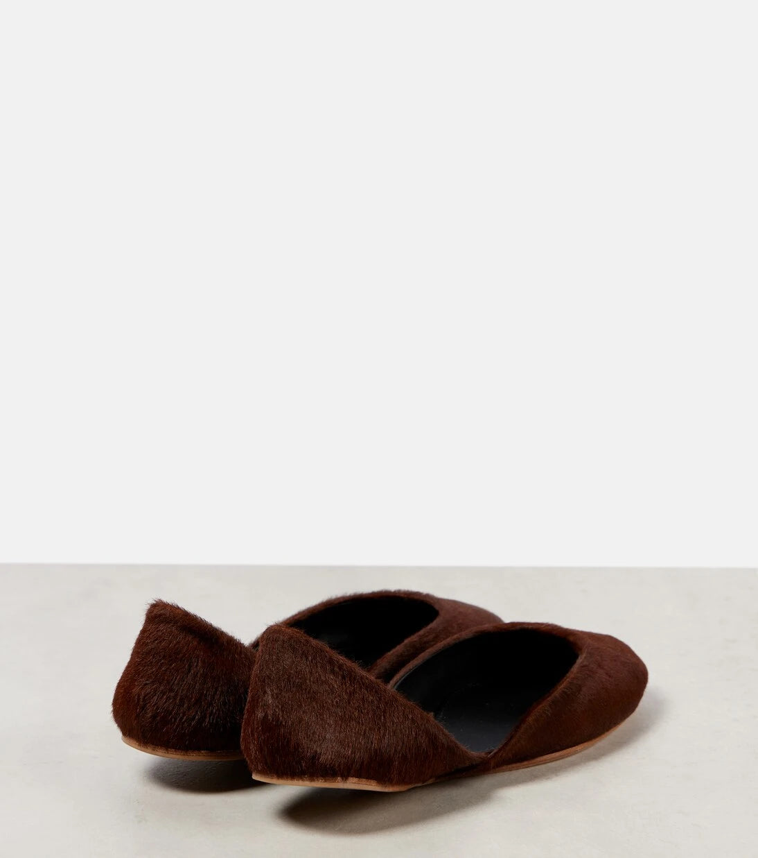 The Row - Gemma calf hair ballet flats