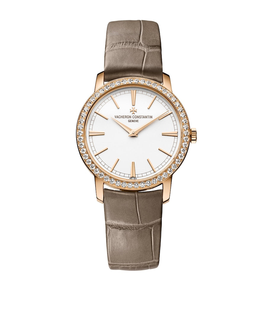Rose Gold and Diamond Traditionnelle Watch 33mm