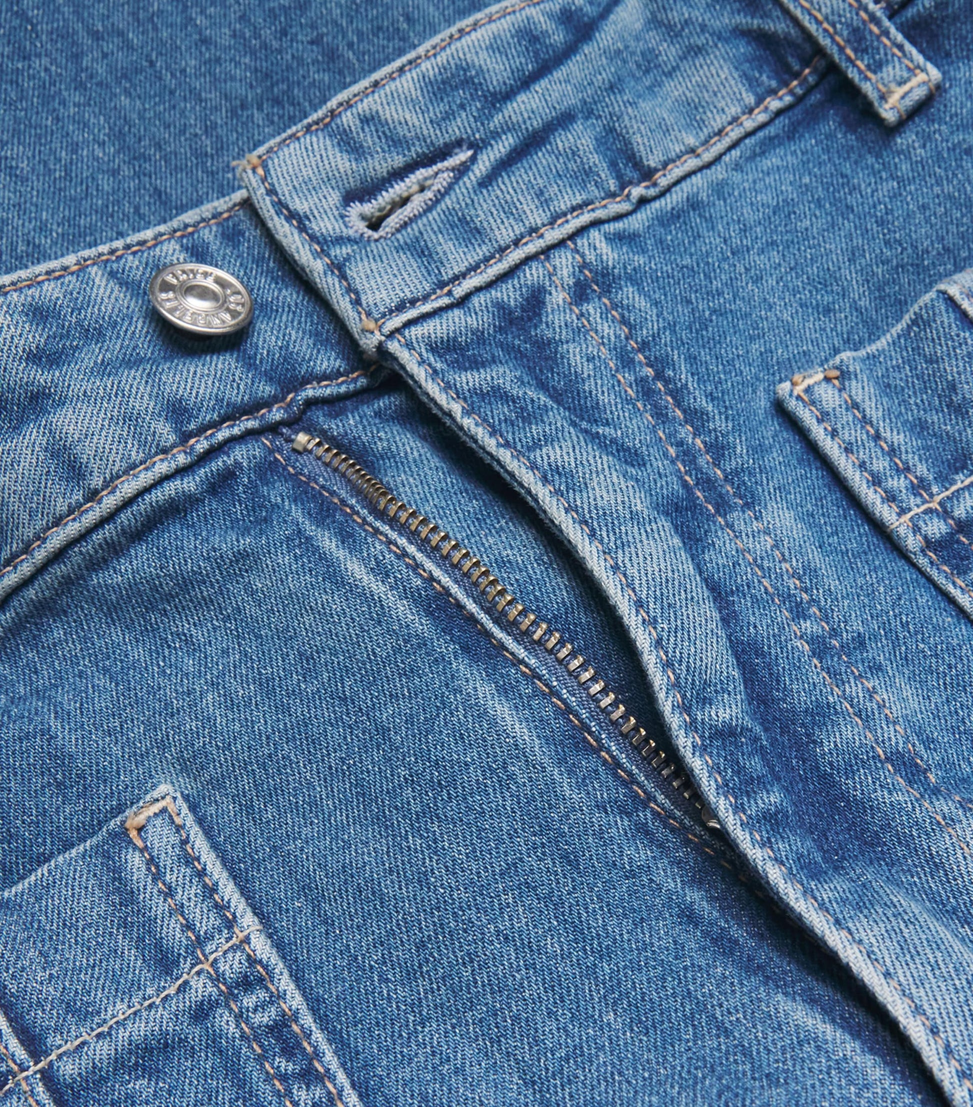 PAIGE Blue Anessa High-Rise Wide-Leg Jeans