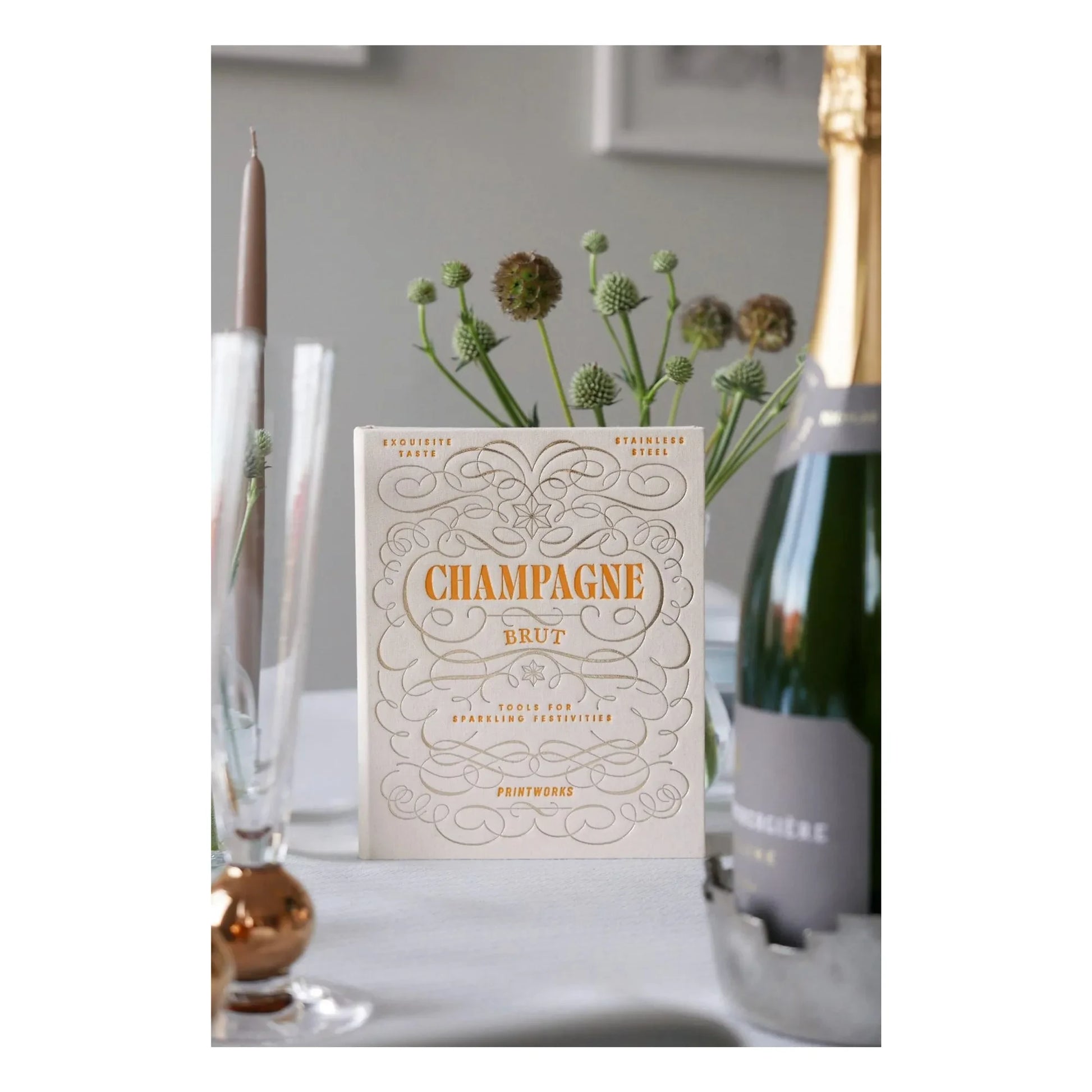PrintWorks - Gift set Champagne utensils