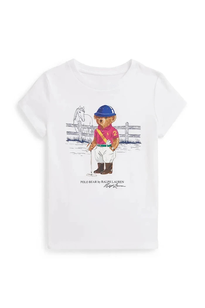 Детска памучна тениска Polo Ralph Lauren