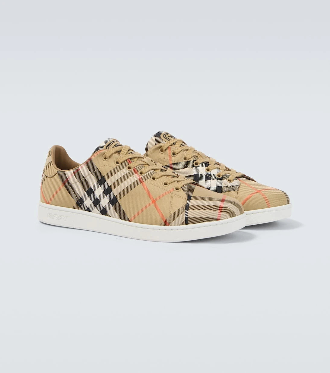 Burberry - Set Burberry Check sneakers