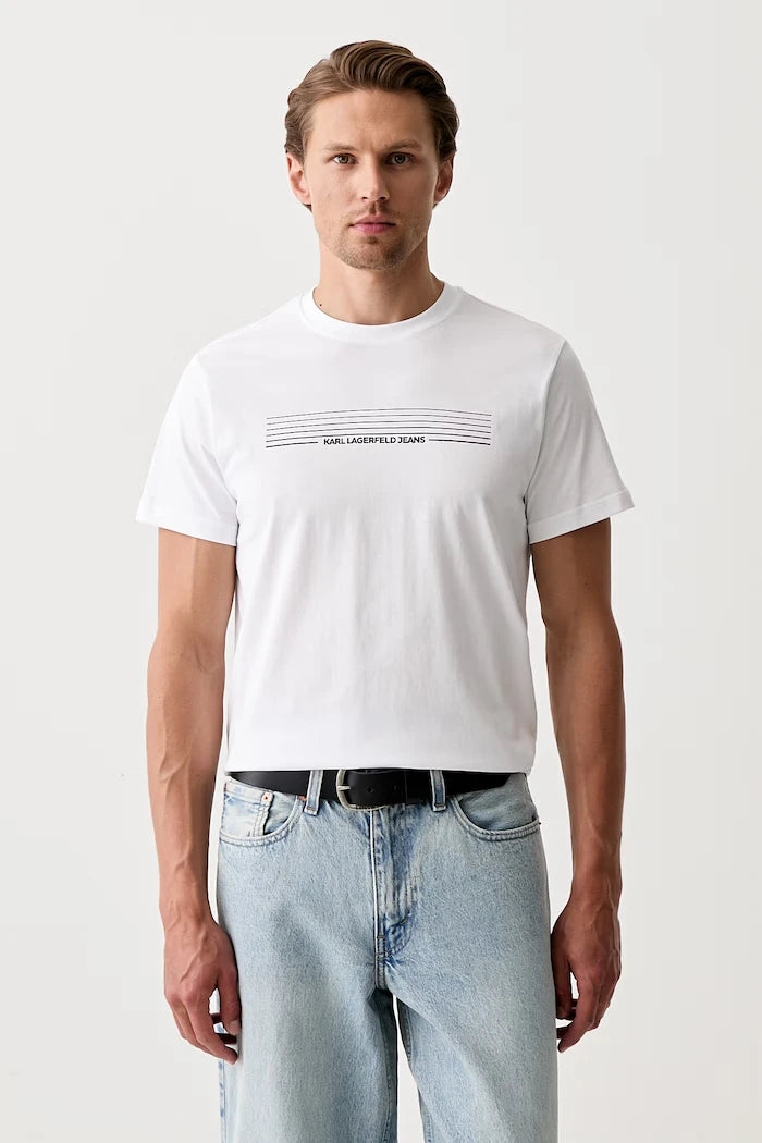 Karl Lagerfeld Jeans erkek pamuklu tişört
