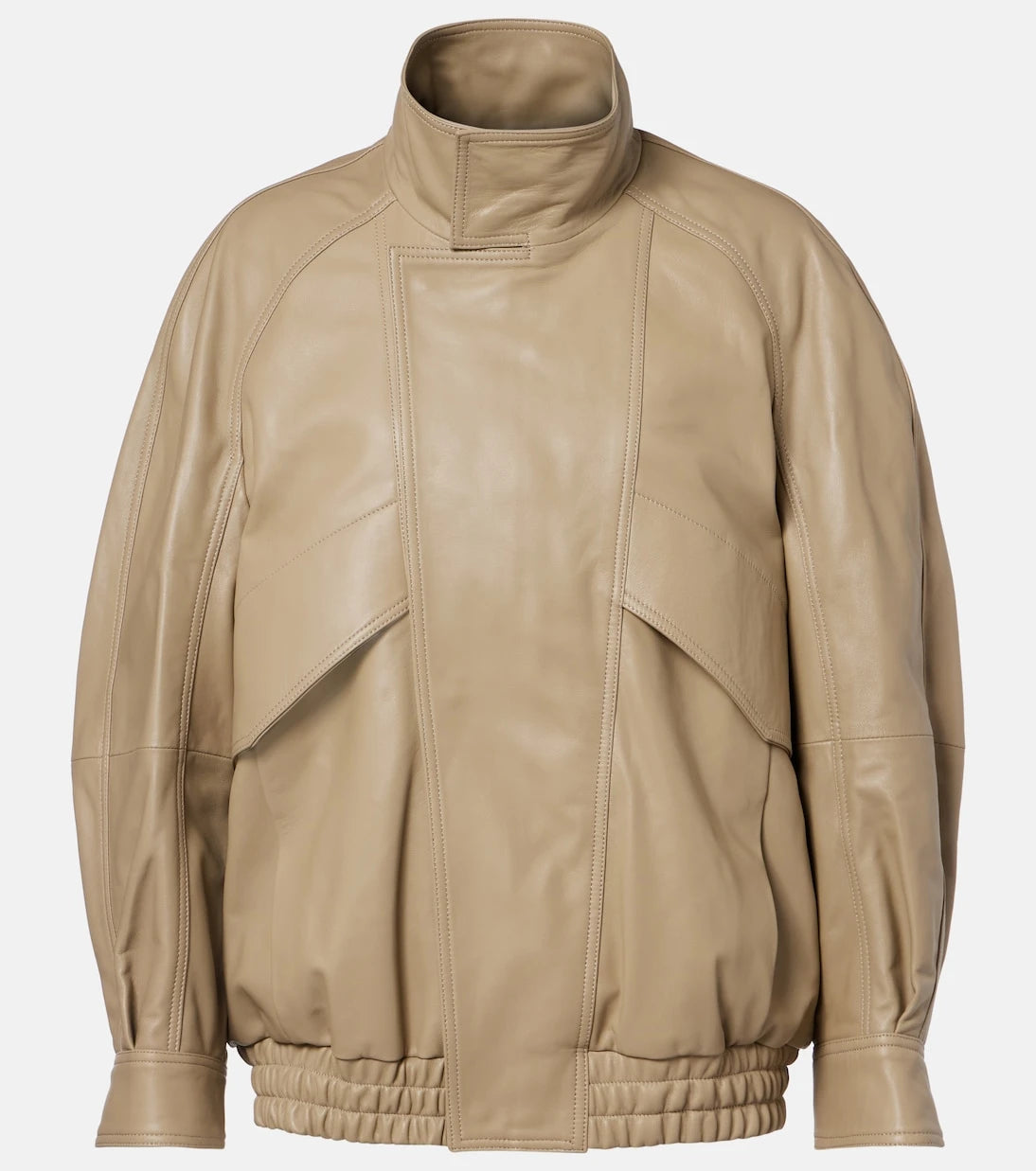 Nour Hammour - Ariste leather bomber jacket