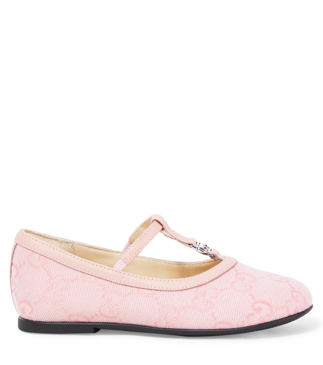 Gucci Kids - حذاء باليه GG Canvas