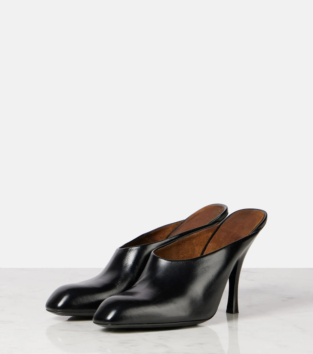 Khaite - Colt 100 leather mules
