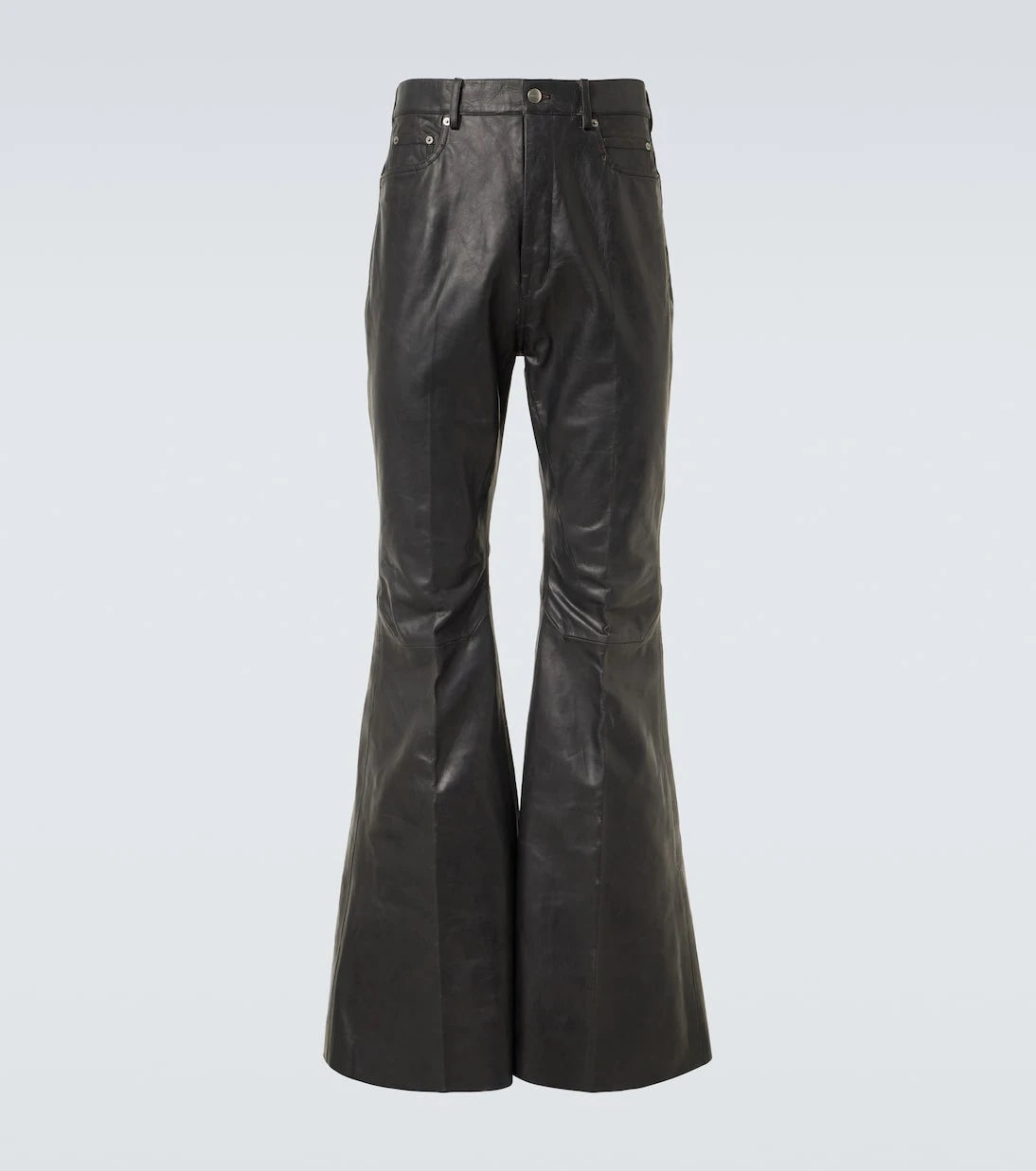 Rick Owens - Bolan leather flared pants