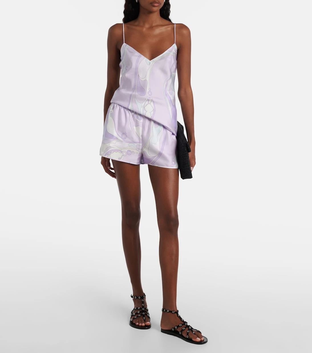 Pucci - Orchidee silk satin camisole