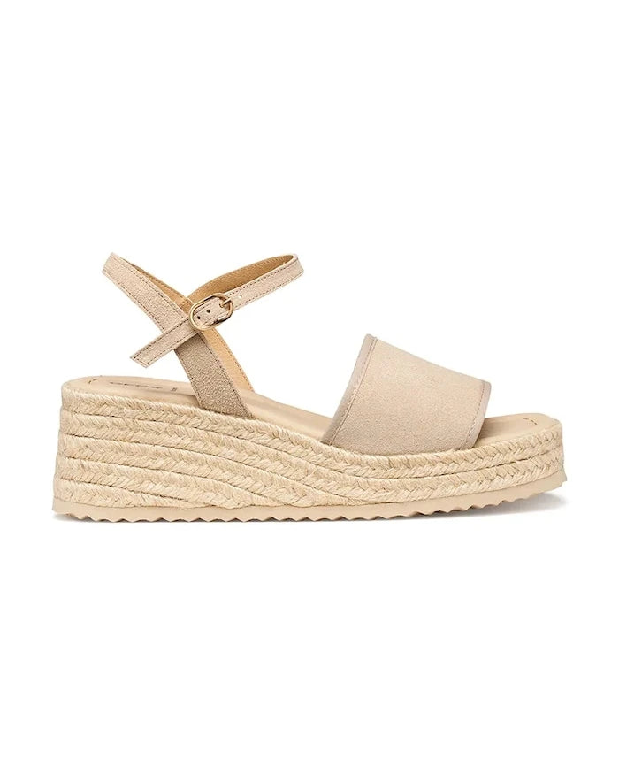 Geox skosik tabanlı kadın deri espadril D ALEMERIA