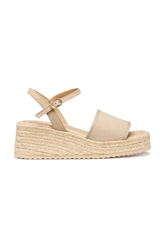 Geox skosik tabanlı kadın deri espadril D ALEMERIA