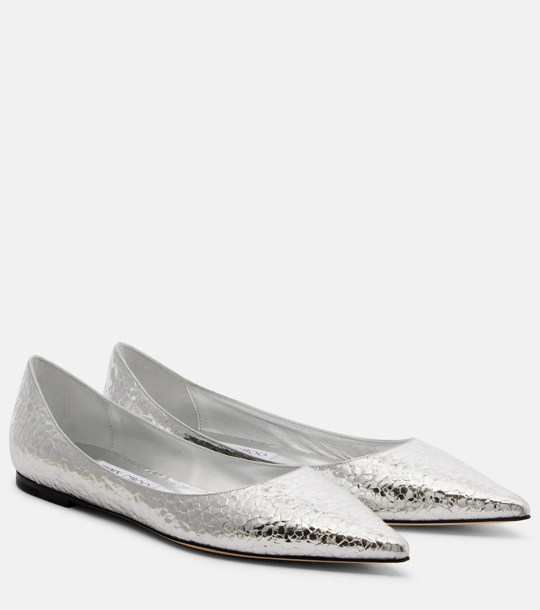 Jimmy Choo - أحذية باليه Love المسطحة