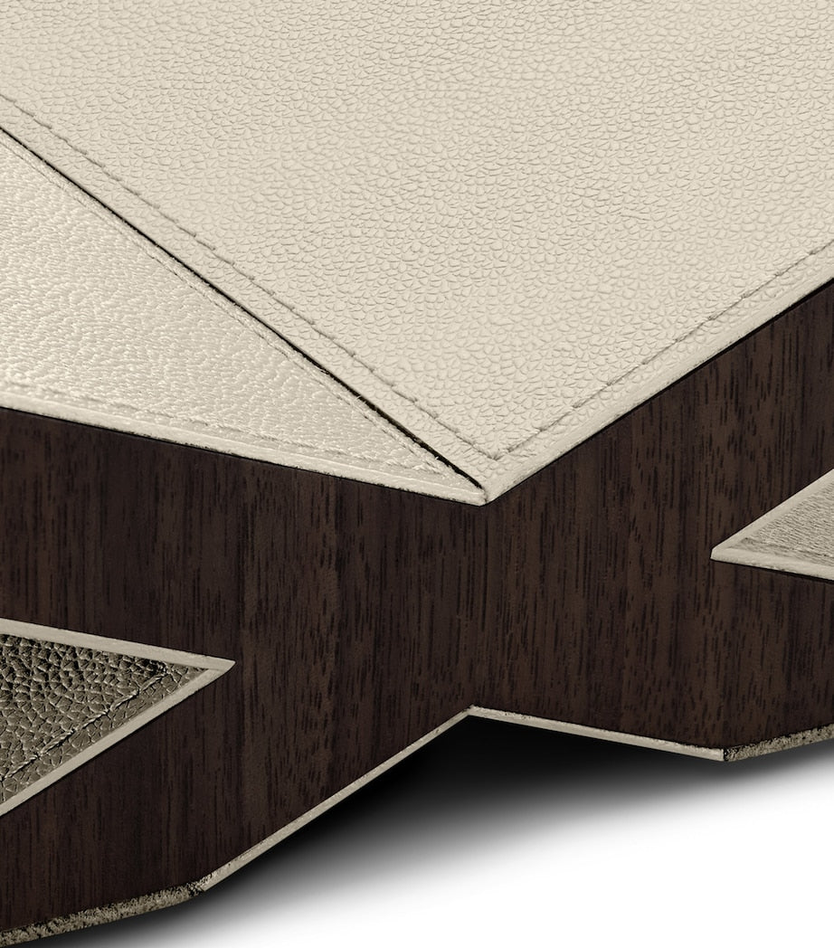 Walnut-Leather Classic Culture Bookstand