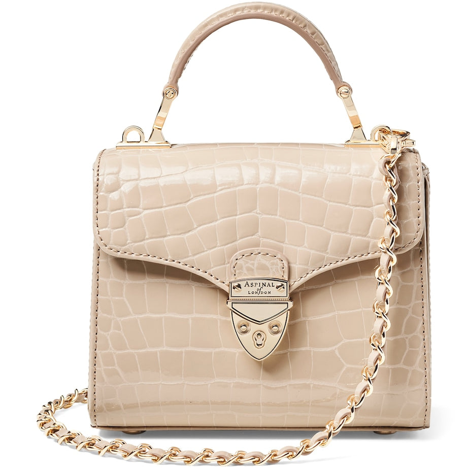 Aspinal Of London Neutral Mini Mayfair Top-Handle Bag