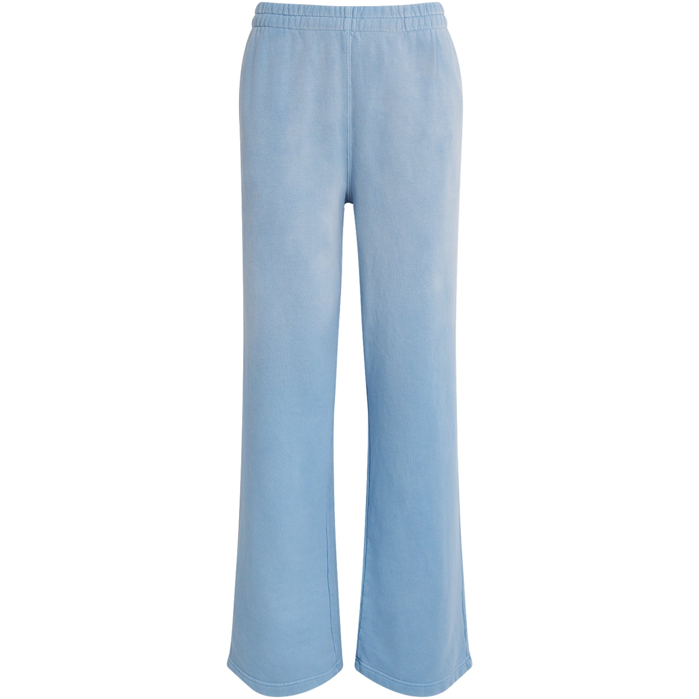 Blue French Terry Low-Rise Sweatpants