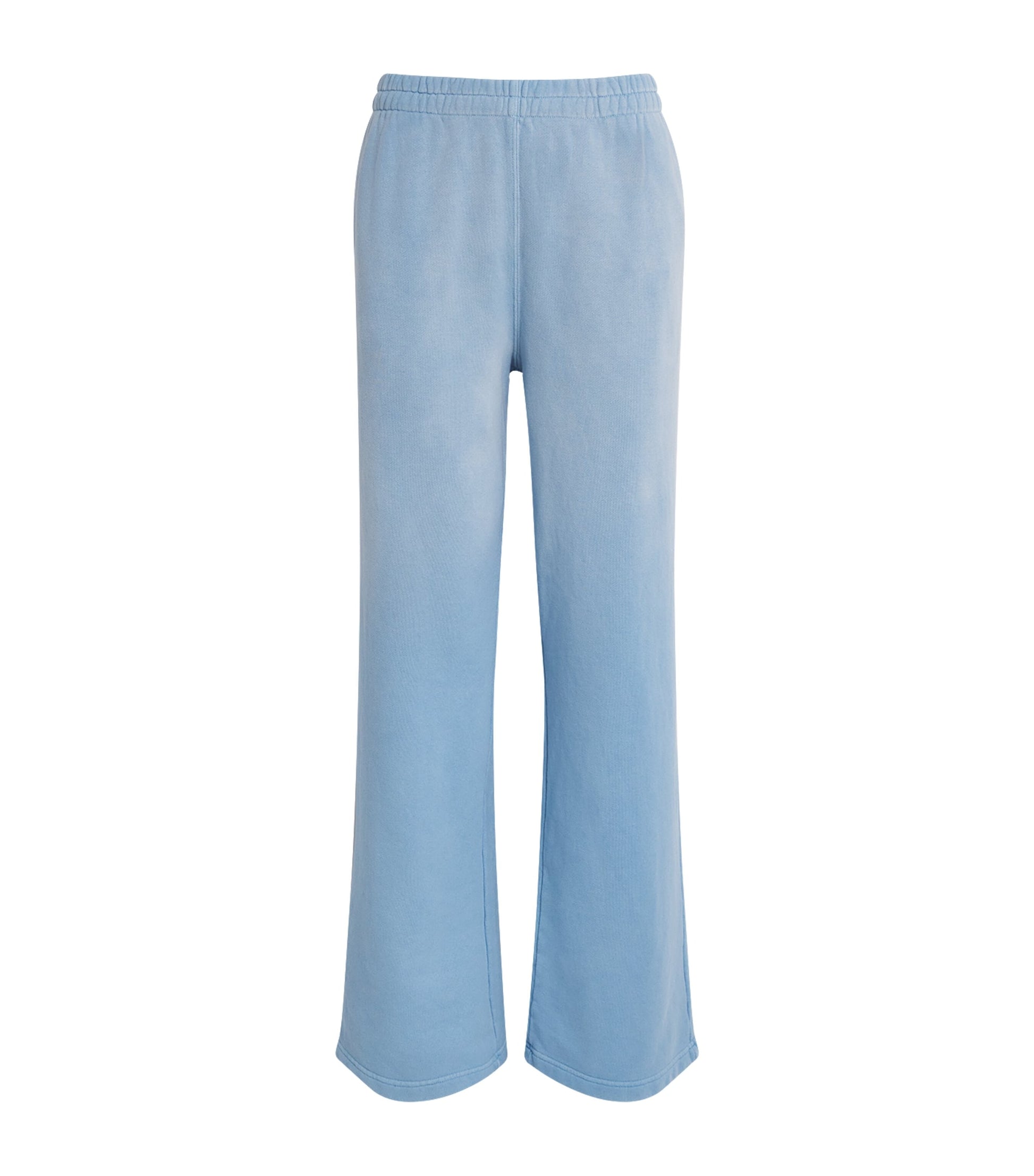 Blue French Terry Low-Rise Sweatpants