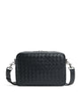 Leather Intrecciato Camera Bag