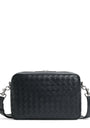 Leather Intrecciato Camera Bag