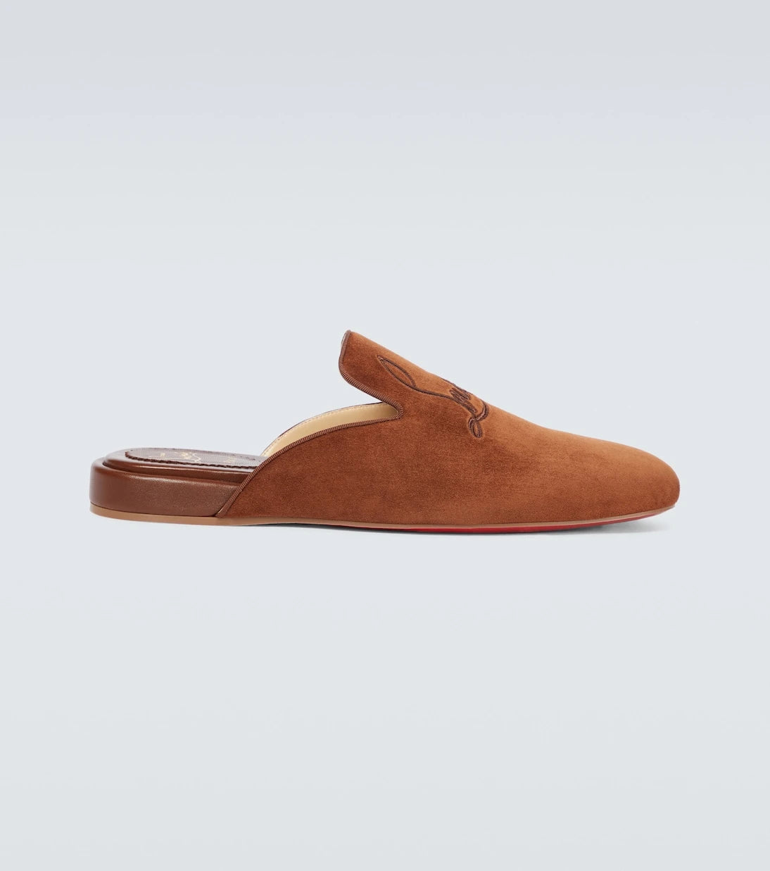 Christian Louboutin - Navy Coolito Flat mules