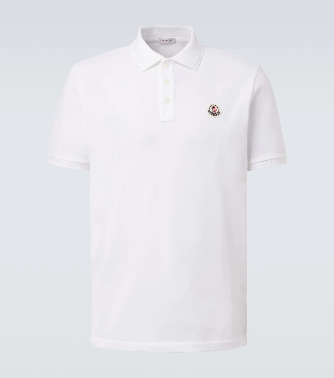 Moncler - Cotton piqué polo shirt